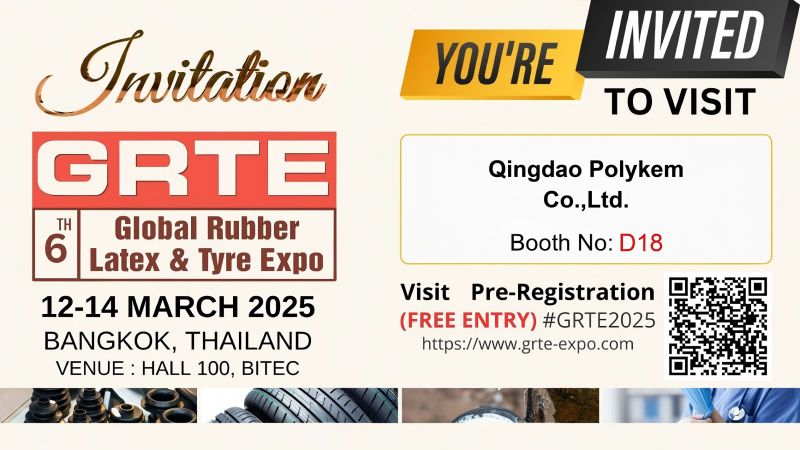 Polykem будет представлен на Global Rubber, Latex & Tire Expo 2025 года в Бангкоке.